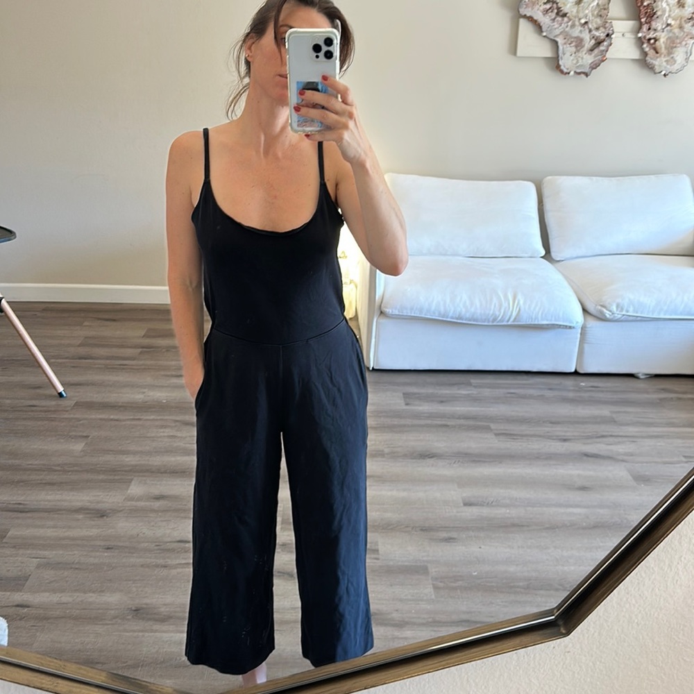 Vince black jumpsuit small